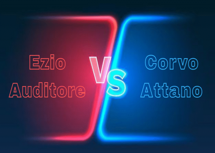 Ezio Auditore vs Corvo Attano Stealth Kill Showdown: Apple of Eden vs Time-Freezing Blink Boy