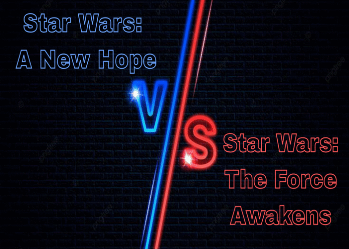 Star Wars: A New Hope vs. The Force Awakens , With Extra Sass and Laser Blasts