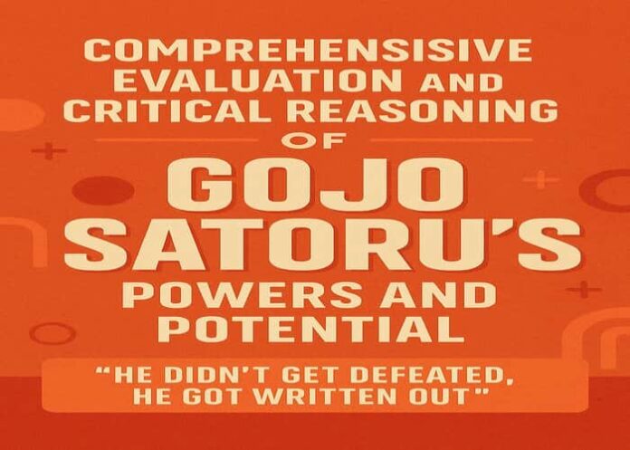 Infinity’s Price: Understanding Gojo’s Strength