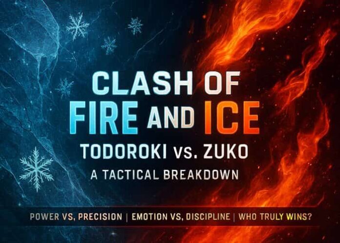 Clash of Fire and Ice: Todoroki vs. Zuko in a True Breakdown