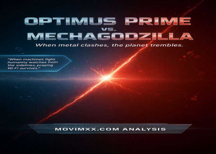 The Apex Automaton Showdown: Optimus Prime vs. Mechagodzilla